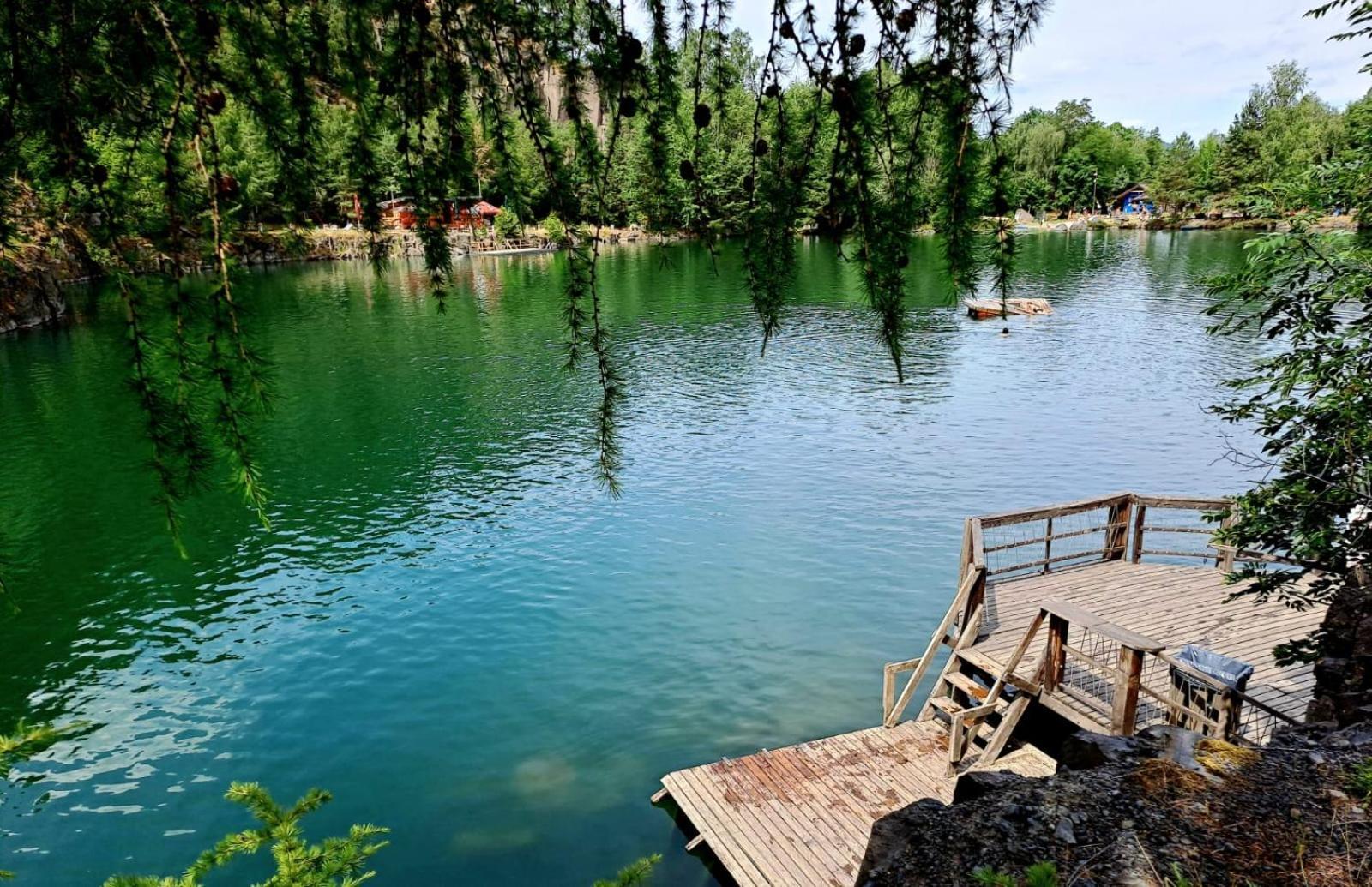 Готель Penzion U Jezera Константінови-Лазнє Екстер'єр фото